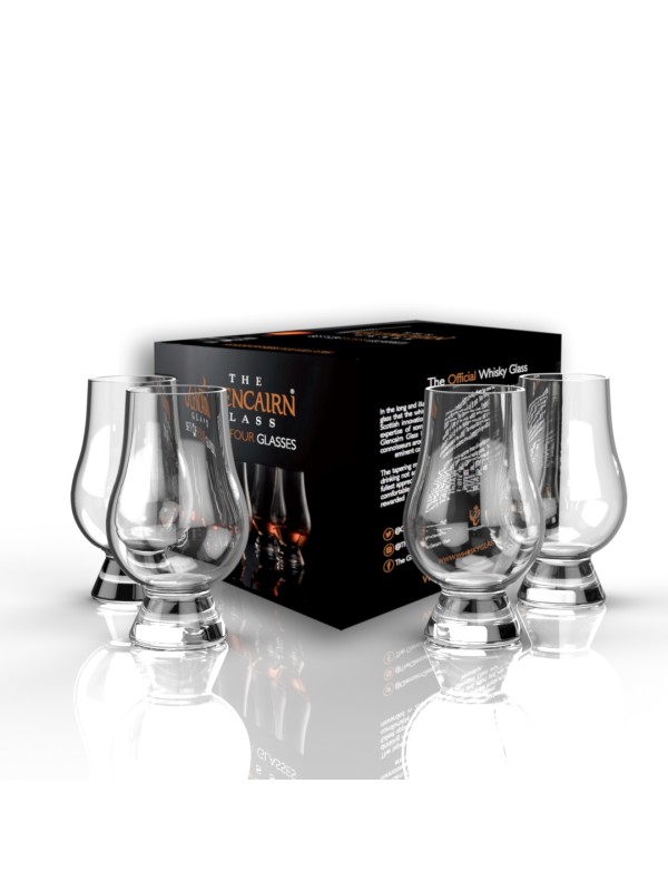 Komplet 4x kozarec za whisky Glencairn v kartonski embalaži