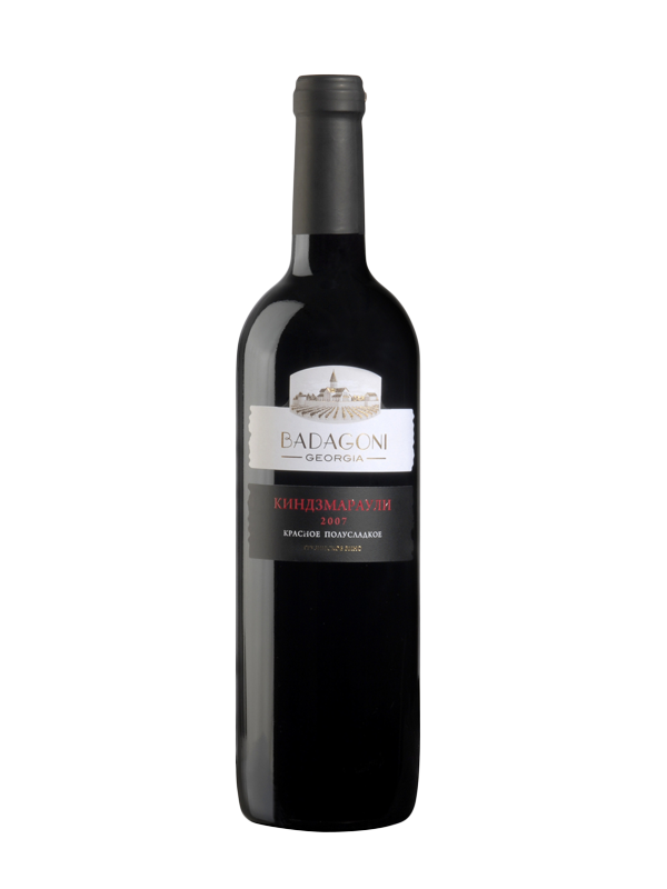 Kindzmarauli Badagoni, 0,75 l, gruzijsko rdeče polsladko vino