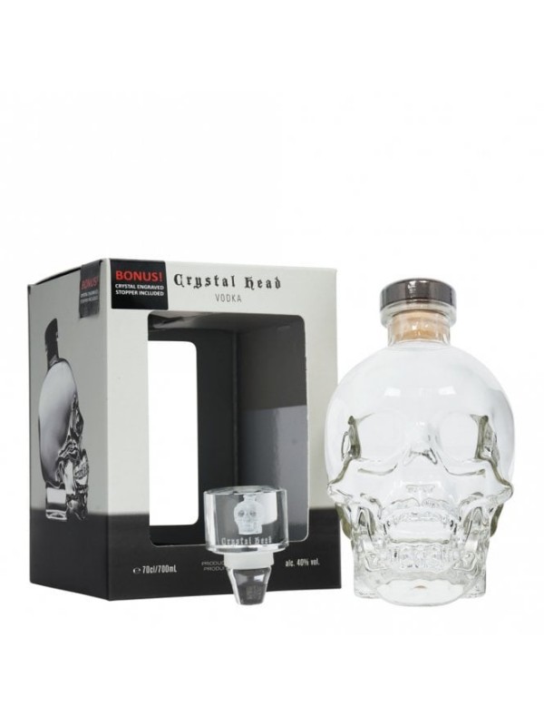 Vodka Crystal Head 0,7 l DP s kristalnim graviranim zamaškom