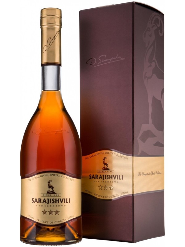 Sarajishvili 3*  40% alk. 0,7 l