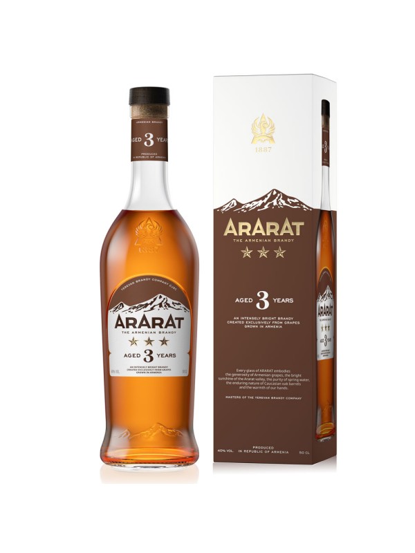 Ararat 3*  40% alk. 0,7 l