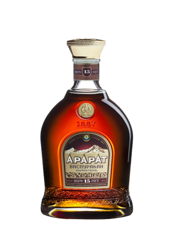 Armenski brandy Ararat Vaspurakan 15 let 0,7 l