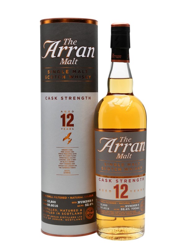 Whisky Arran 12 yo Cask Strength Batch No. 6 52,4% 0,7 l