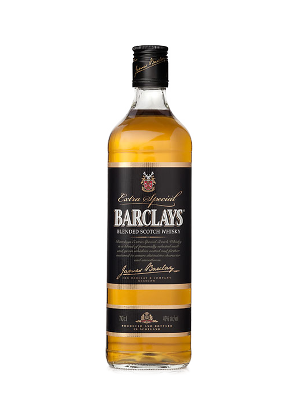 Barclays Scotch whisky