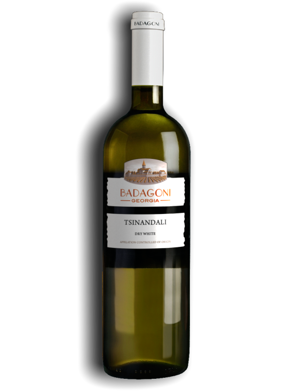 Tsinandali Badagoni, gruzijsko belo suho vino 0,75 l 13% alk.