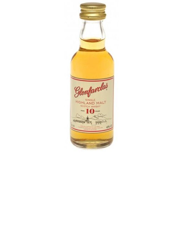 Whisky Glenfarclas 10 yo 40% 0,05 l miniaturka