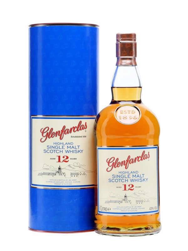 Whisky Glenfarclas 12 yo 43% 1,0 l