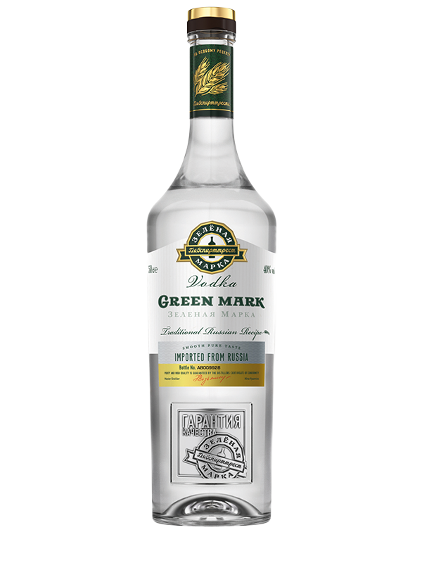 Vodka Green Mark Tradicionalna 1,0 l