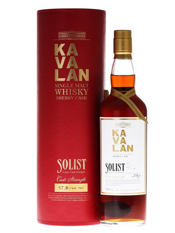 Kavalan Solist Sherry 70 cl 57,8% alk.