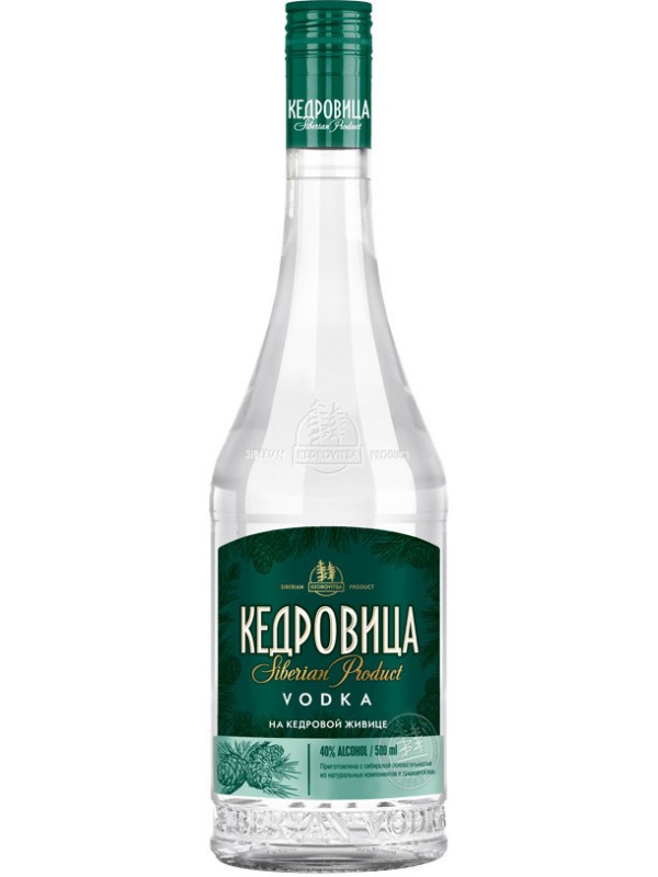 Vodka Kedrovica s cedrovo drevesno smolo 0,7 l