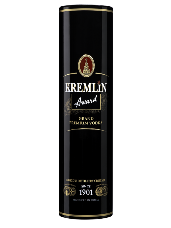 Vodka Kremlin Award 0,7 l v kovinskem tubusu
