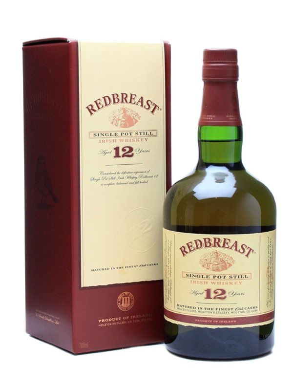 Whiskey Redbreast 12 yo Single Pot Still  40% 0,7 l