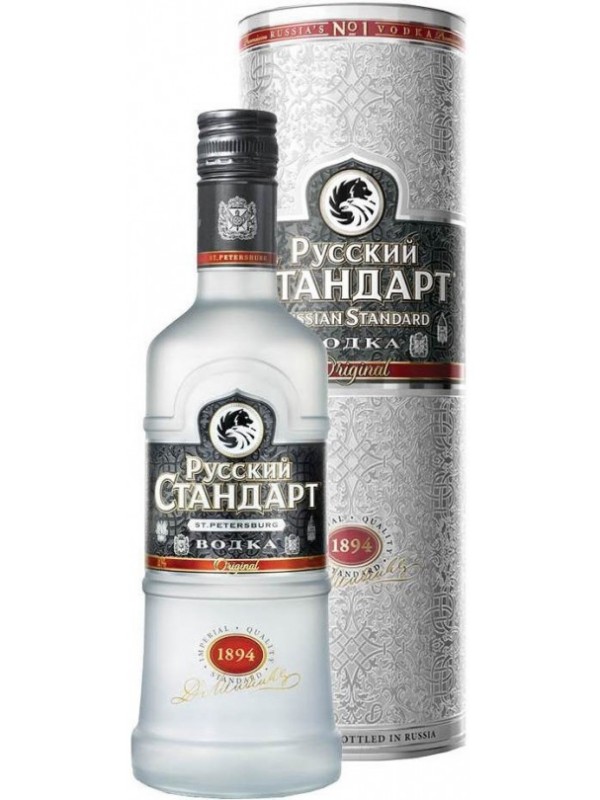 Vodka Ruski Standard Original 1,0 l 40% tubus