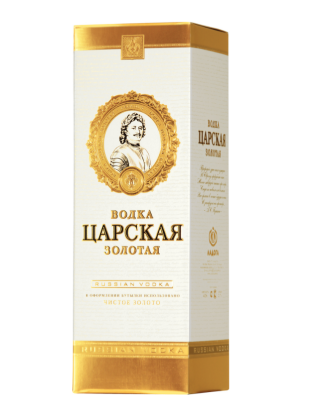 Imperial Gold Vodka gift pack 0,7 l