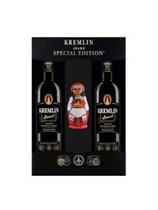 Vodka Kremlin Award 2 x 0,2 l z matrjoško, darilno pakiranje