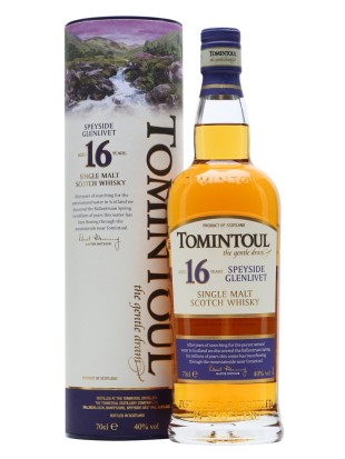 Whisky Tomintoul 16 yo 40% 0,7 l
