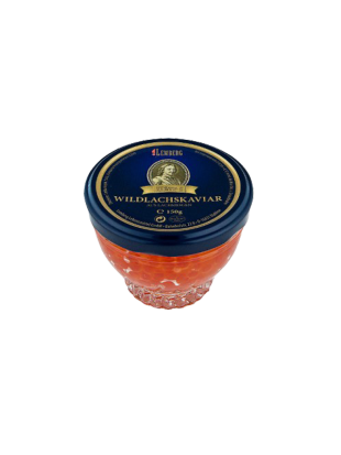 Kaviar pacifiškega srebrnega lososa - keta kaviar 150 g  Kristall Gold