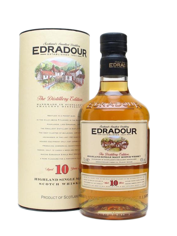 Whisky Edradour 10 yo 40% alk. 0,7 l