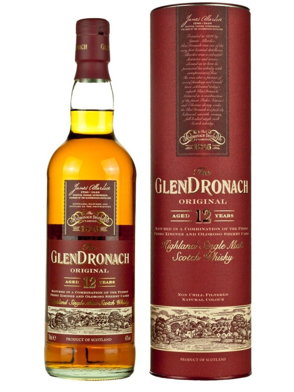 Whisky Glendronach 12 yo 43% 0,7 l