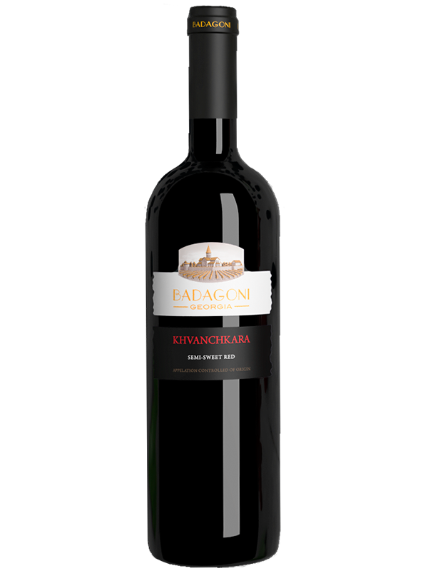 Khvanchkara Badagoni, gruzijsko rdeče polsladko vino 0,75 l 11,0% alk.