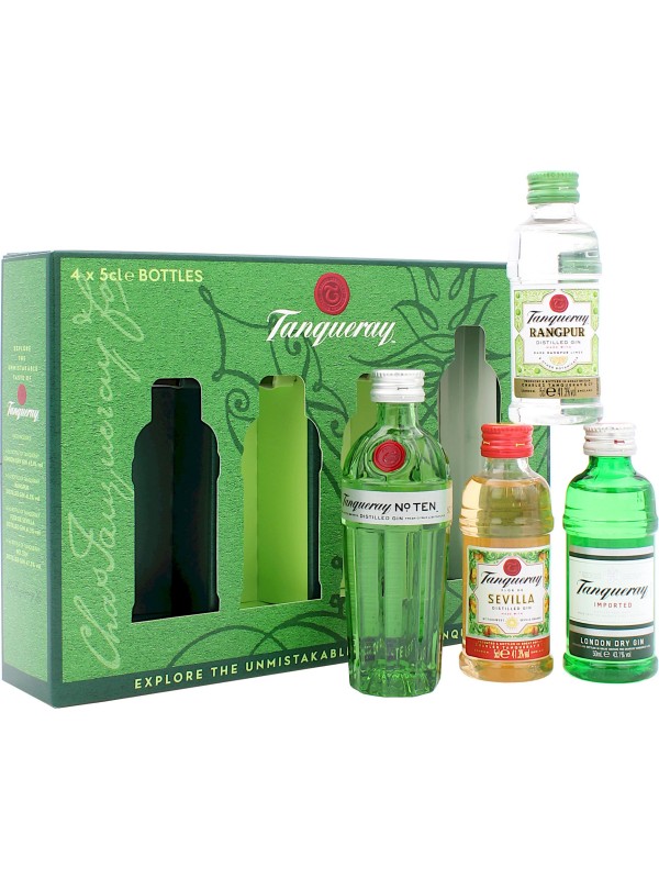 Miniset Gin Tanqueray 43,3% alk. 4x5 cl